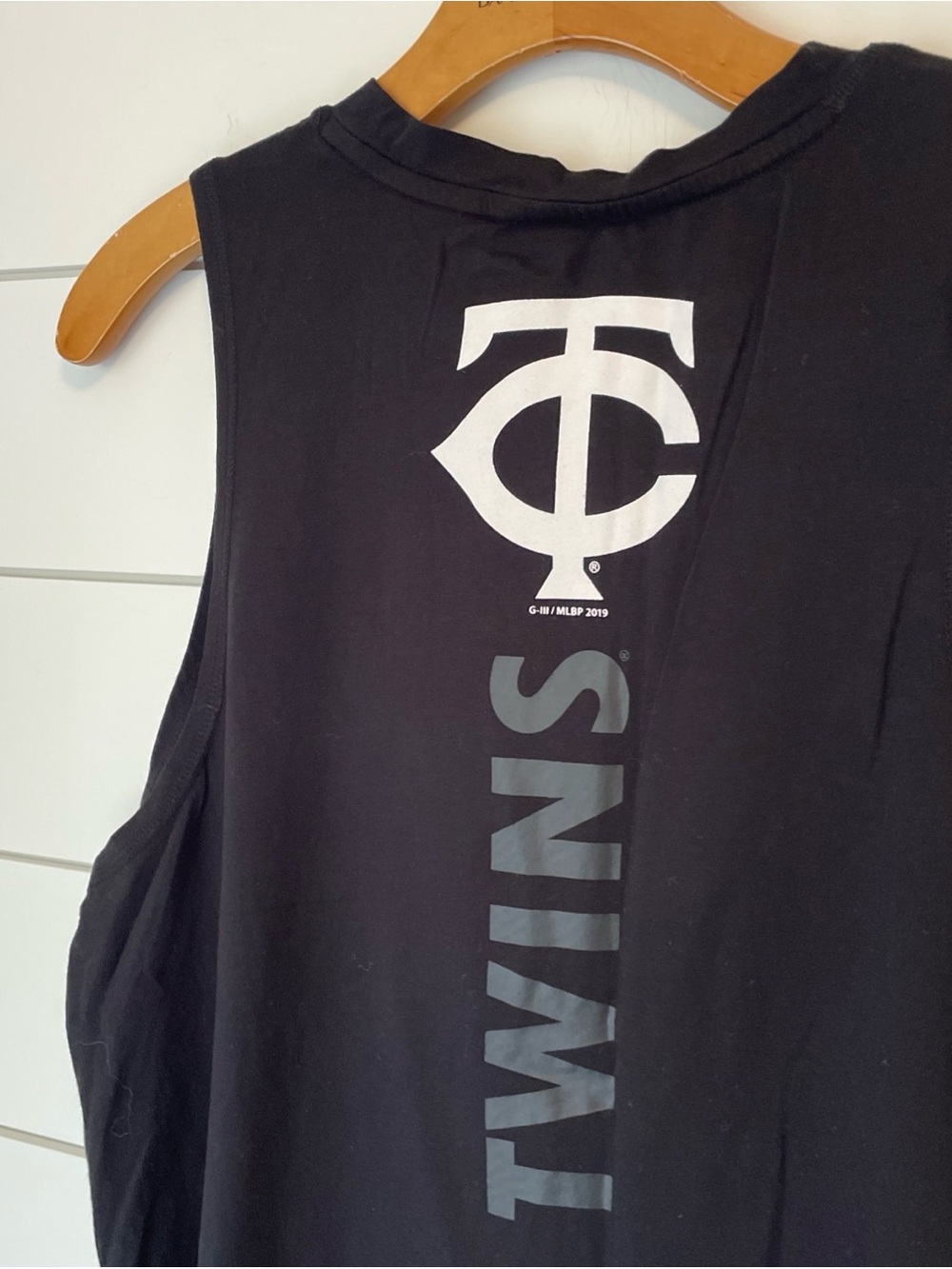 Dkny Sport Black Women’s Tank Top with MN Minnesota Twins Logo NWOT limited ed